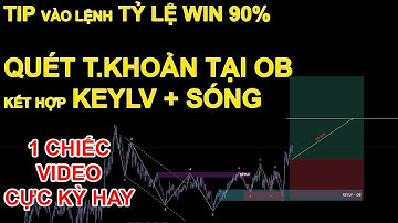 TIP Vô Lệnh Bằng Quét Thanh Khoản Tại OB, Kết hợp Keylv, Sóng, với 1 lệnh GBPUSD thực tế