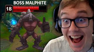 HOW THEBAUSFFS BEATS BIG BOSS MALPHITE WITH AD CHAMPION (BAUSEN STRAT)