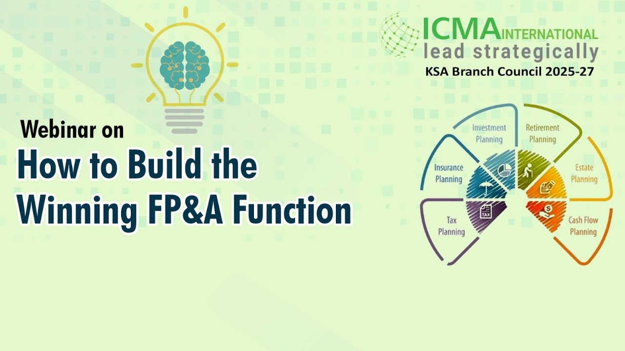 Webinar on How to Build the Winning FP&A Function - YouTube