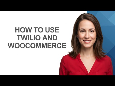 How to Use Twilio and Woocommerce - AshleyHowTo