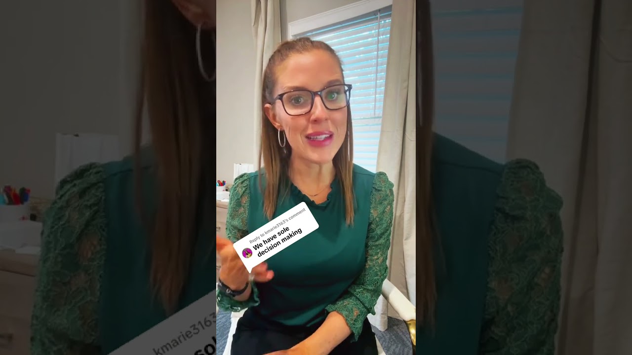 Sole legal custody Vs. joint legal custody with final decision-making authority