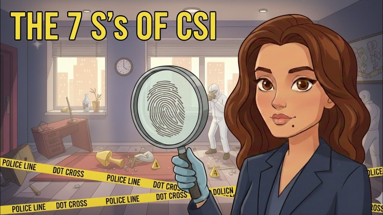 The 7S's Of CSI | Forensic Educator |