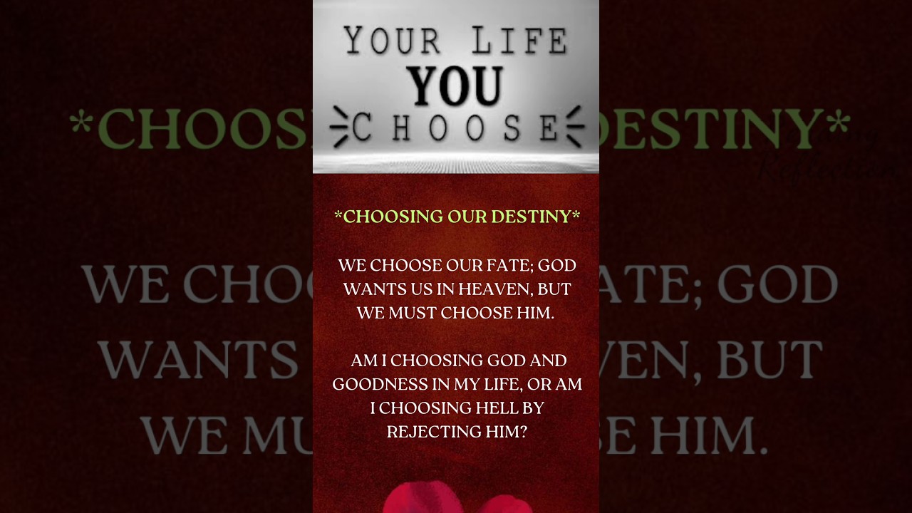 "Choose Destiny."{Thursday August 1st 2024 }