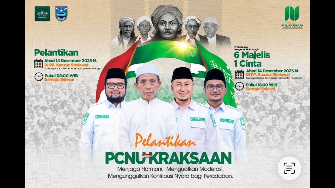 LIVE PELANTIKAN PCNU KRAKSAAN - KANDANGJATI KRAKSAAN PROBOLINGGO