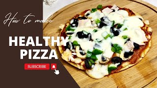 اطيب بيتزا صحية بخمس دقايق بدون طحين بدون فرن  , Healthy pizza in 5 minutes without flour