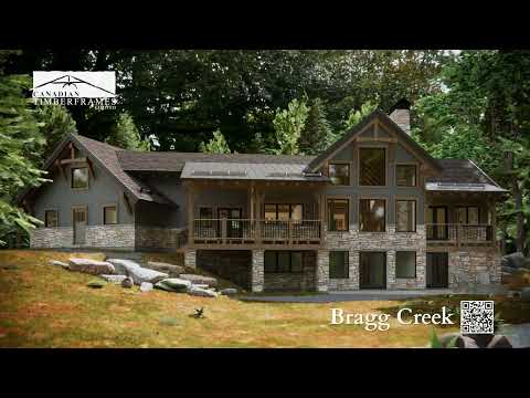Modern Ranch-Style Timber Frame Home | Bragg Creek Design Tour