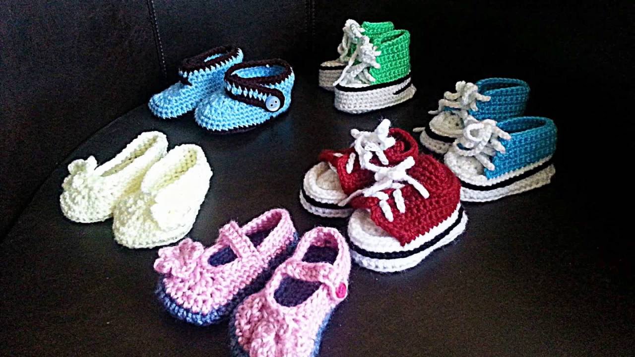 Crochet converse slippers**free pattern 