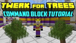 Information Twerk for Trees  on Bedrock using Commands Update