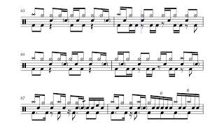 レイン - Rain - シド - SID - Drum Sheet - Drums Only