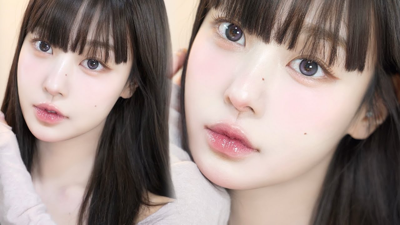 모카무스? 다비켜. 핑크뽀용 최고야 메이크업˖💗 ⁺˖° 🐈 청순 아기 고양이 화장법