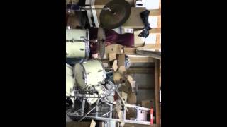 Jessie Playing the drums