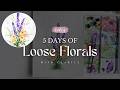 Day 4 - Painting Loose Watercolour Florals with Clarice