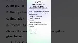 UGC NET PAPER 1 PYQ #shorts #ugcnet #ugcnetpaper1pyq #ugcnet2026