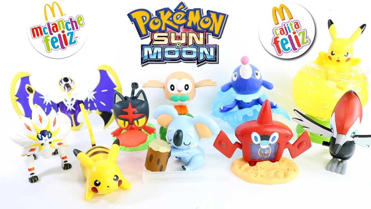 Coleção Pokémon Sun e Moon - Mc Lanche Feliz Dezembro 2017