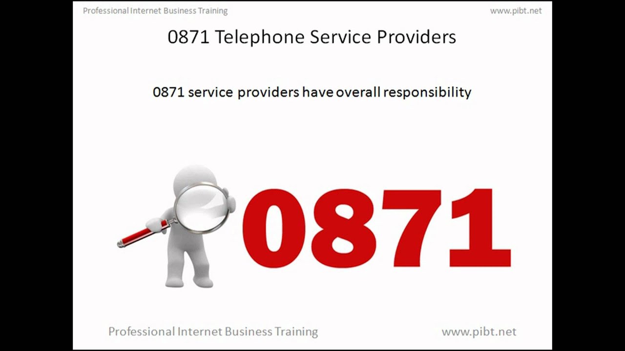 0871 Service Providers - YouTube