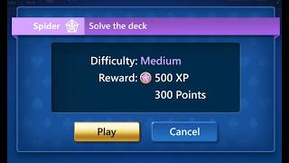 Spider Solitaire - August 12, 2026 - Microsoft Daily Challenge - Solitaire screenshot 4
