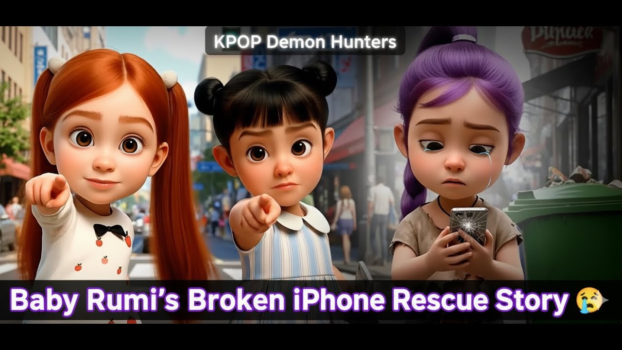 KPOP Demon Hunters: Baby Rumi’s Broken iPhone Rescue Story 😢 - YouTube
