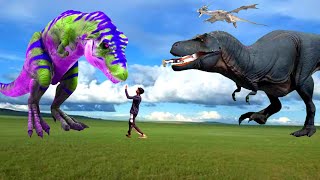 Dinosaur Vs Dragon Dinosaur In Real Life T Rex Chase Part - 70