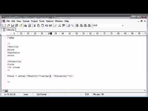 Beginner PHP Tutorial   40   Multi dimensional Arrays