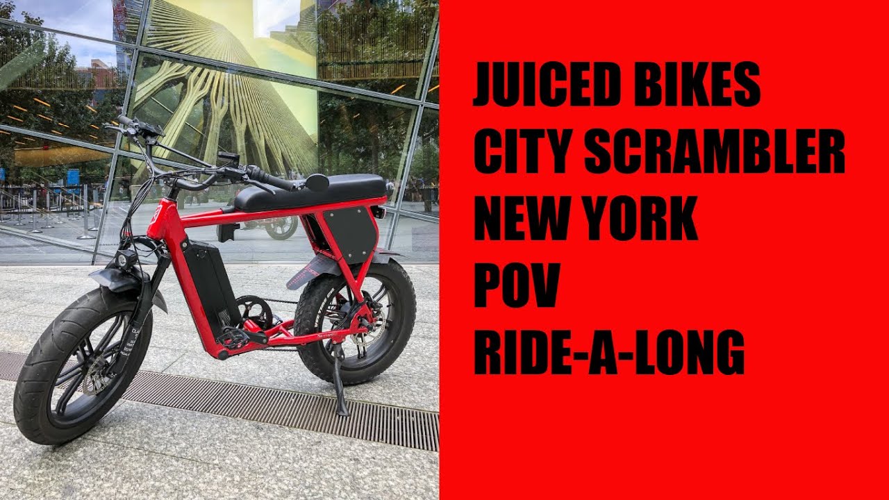 Juiced Bikes City Scrambler Test Ride around New York YouTube