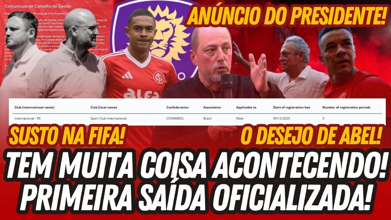 🚨 BISOL PEDIU O BONÉ • TRANSFERBAN NA FIFA • A VERSÃO DO 
