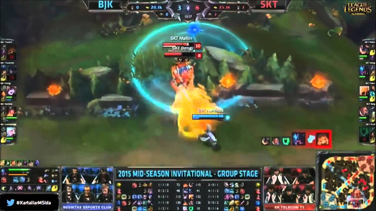 BJK Energy Lulu VS SKT Faker Azir ÖZET   MSI Grup Aşaması