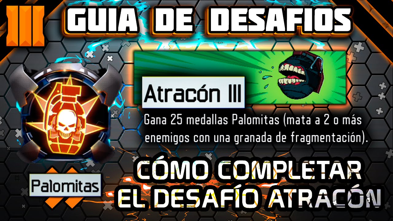 Medallas PALOMITAS más FÁCILES - Guía Desafío ATRACÓN Black Ops 3 - YouTube