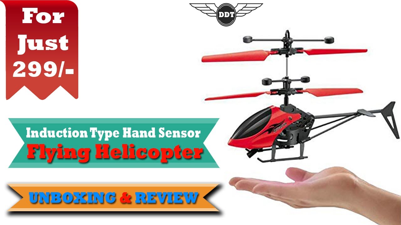 Hand Sensor Flying Helicopter Toy 