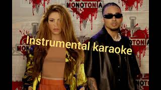 Shakira, Ozuna   Monotonía instrumental karaoke 🎤🎶🎤🎤🎤🎤🎤🎤🎤🎶🎶🎤🎤🎤🎶