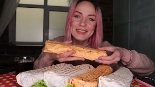 Mukbang | Питерская Шаверма | St. Petersburg Shaverma | Не Asmr