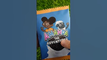ASMR Unboxing Amanda The Adventurer OREO Cookie #shorts #asmr #viral #amanda #oreo #cookie #unboxing