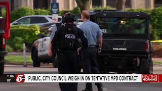 City Council weighs in on new MPD contract