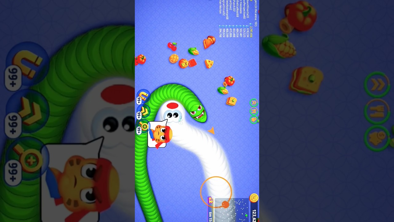 Wormszone magic game snake game Wormat zone io 