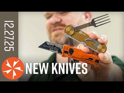 Last New Knives of the Year - New Knives December 27th, 2025 at KnifeCenter