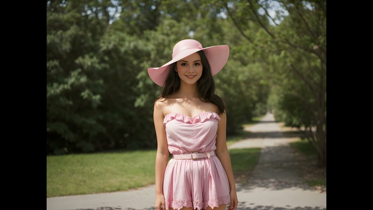 Taylor Paige – Sweetheart Summer: Pink Romper Vibes 💕👒✨