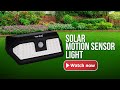 Solar Lights for Outdoor Home Garden 66 LED Motion Sensor Waterproof Lamp I HARDOLL