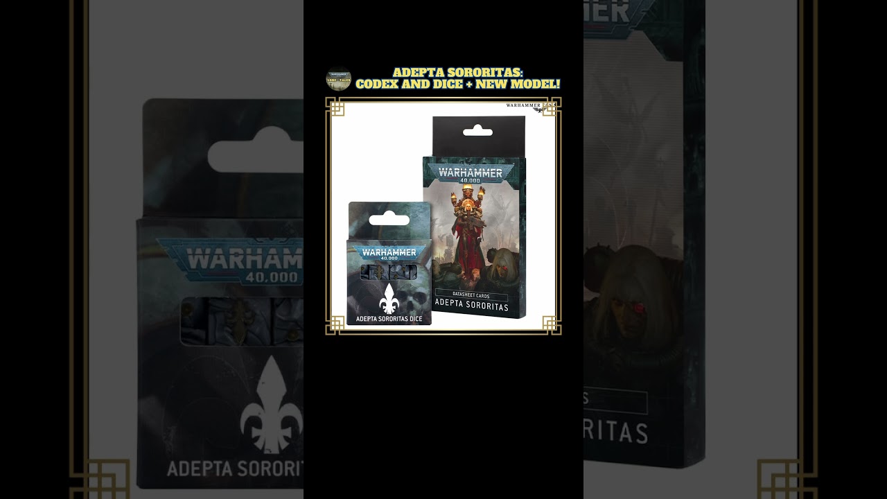 New Sisters of Battle Dice & Limited Edition Codex Revealed! 