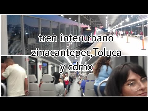 2a PARTE RECORRIDO TREN INTERURBANO ZINACANTEPEC, TOLUCA, LERMA, CDMX🚘🚔🚗 #Youtubers #recorrido