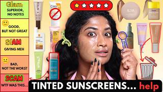 13 Tinted Sunscreens TESTED & RANKED To Find the BEST For Brown Skin (help 😭)