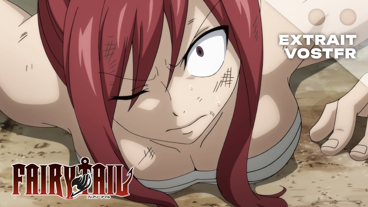 Quand Erza se prend pour Goku | Fairy Tail (VOSTFR) - YouTube
