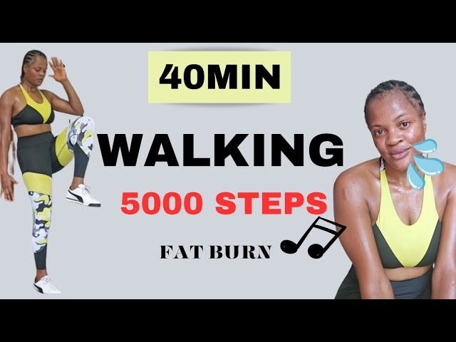 40 MIN Walking Exercises For Weight Loss 🔥 NO REPEATS class=