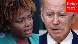 BREAKING: Jean-Pierre Asked Point Blank About Shocking Moment Biden Called Out For Late Lawmaker