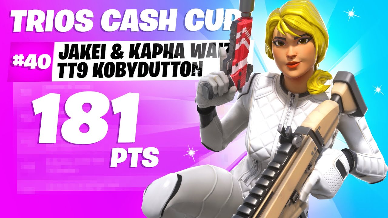 40th place in the CHAMPIONS TRIO CASH CUP!