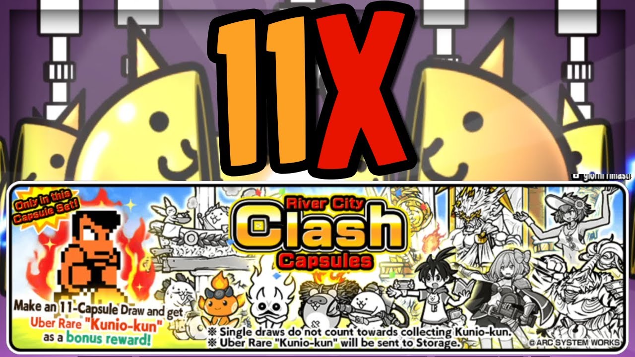11 x RIVER CITY CLASH CAPSULE + Kunio kun + leggende misteriose The