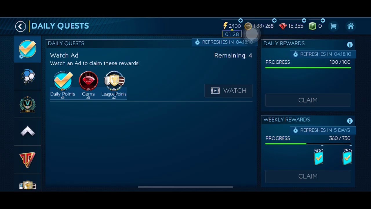 Fifa mobile - treasure hunt : amazon event