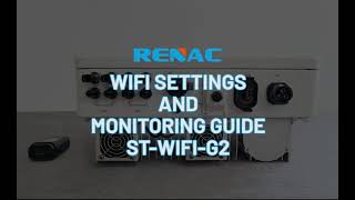 RENAC ST-WIFI-G2 Installation Video screenshot 1