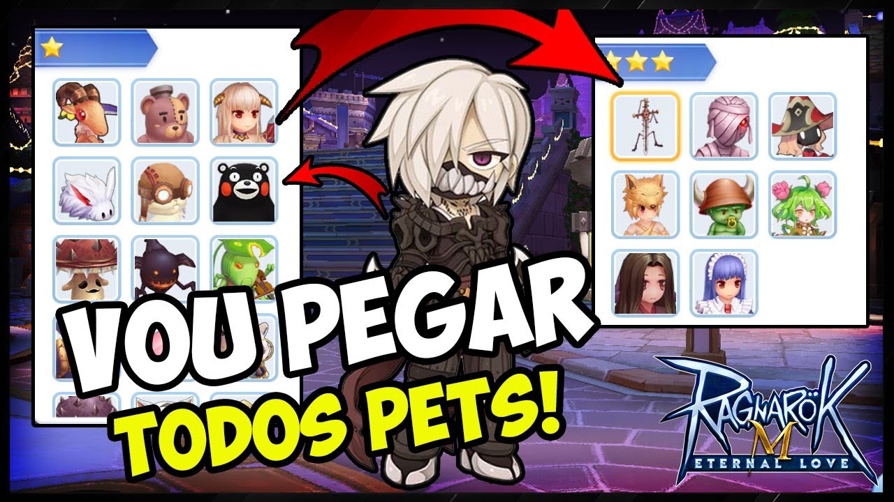 VOU TER TODOS PETS! Ragnarok Mobile Eternal Love (ROM) YouTube