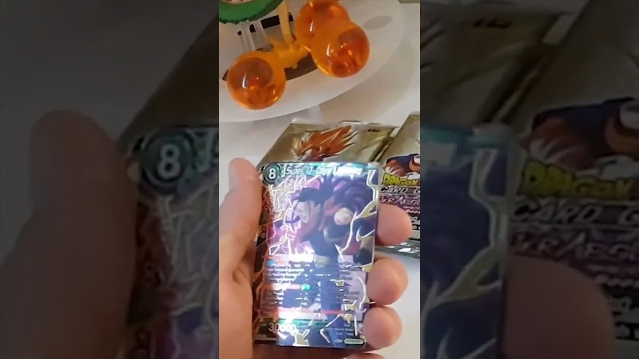 Ss3 son Goku ghost rare pull! $10k USD card! Subscribe for more!
