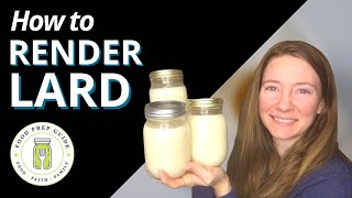 How to Render Pork Fat Into Lard | Pantry Challenge | Butter Alternative