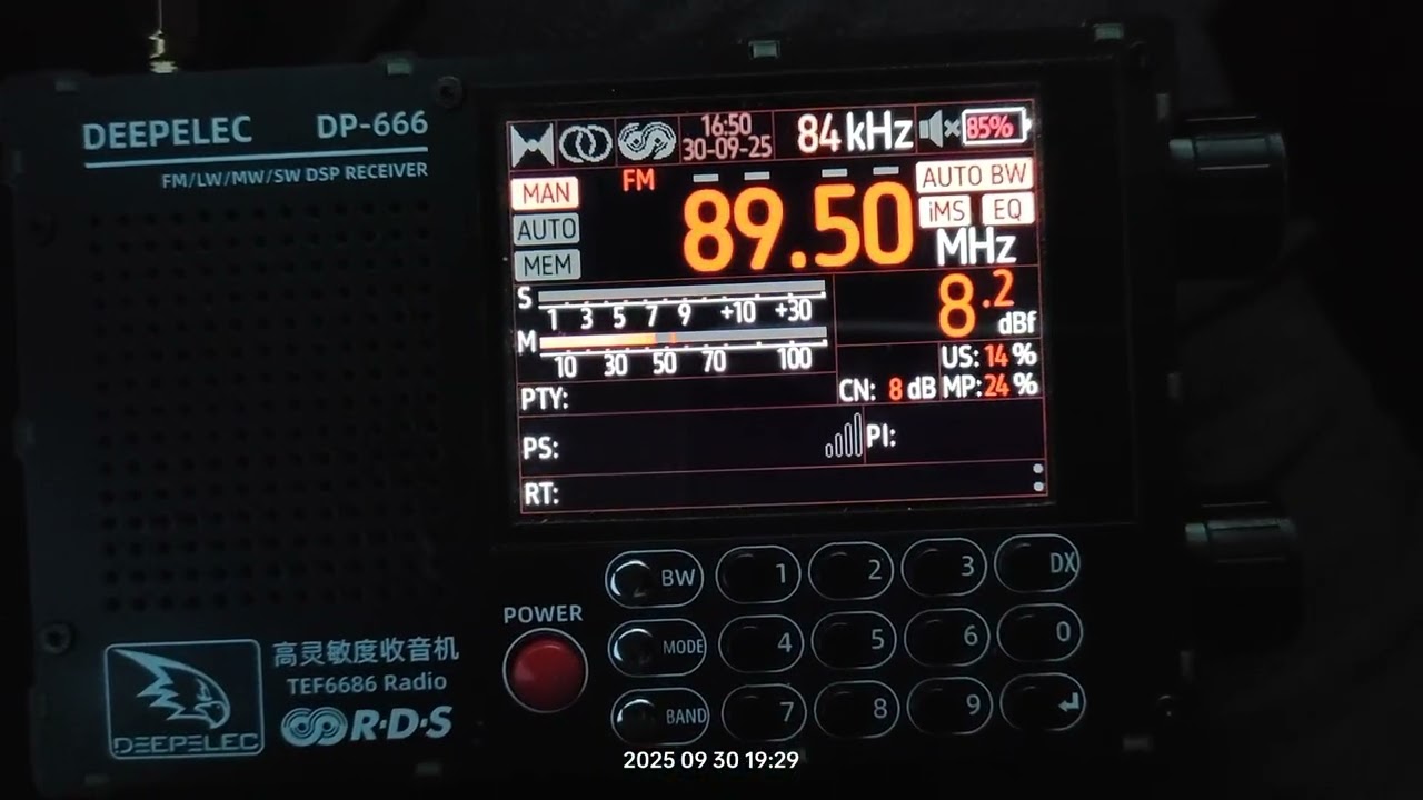 FM DX reception via tropo of radio capital from palizzi in Arta Greece 30/09/2025